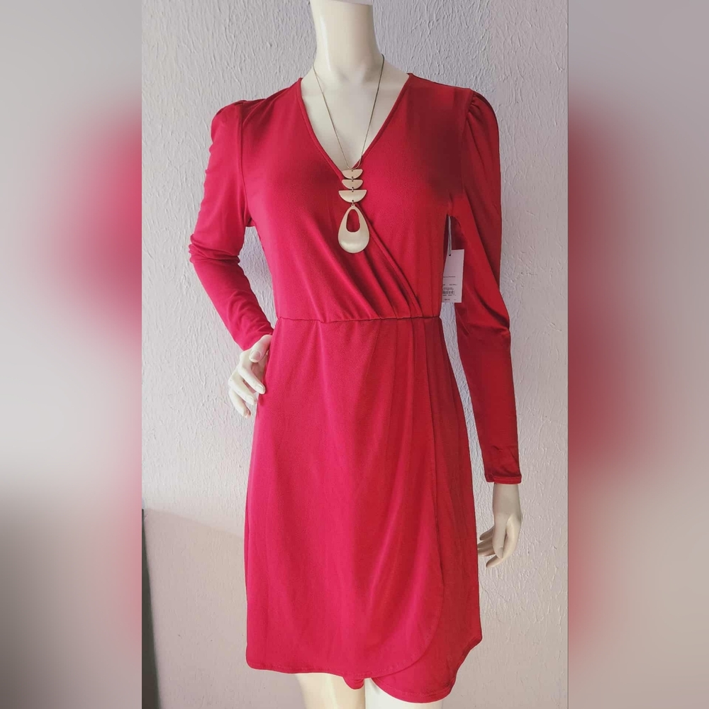 Elegant Red Women's Dress